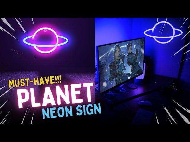 LUMOONOSITY PLANET NEON SIGN🪐 PERFECT NEON SIGN