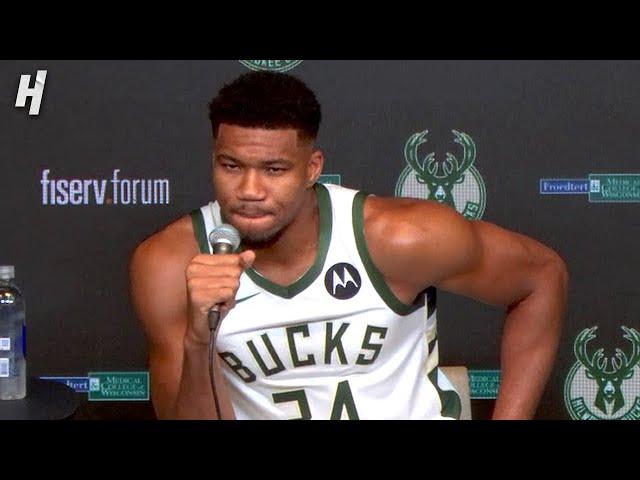 Giannis Antetokounmpo FULL Interview | 2024 NBA Media Day