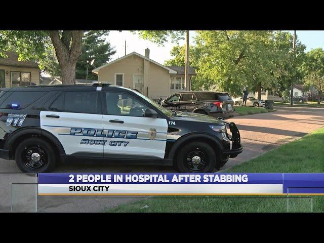 2 hospitalized after stabbing in Sioux City