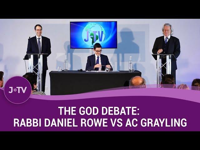 THE GOD DEBATE: AC Grayling vs Rabbi Daniel Rowe | J-TV