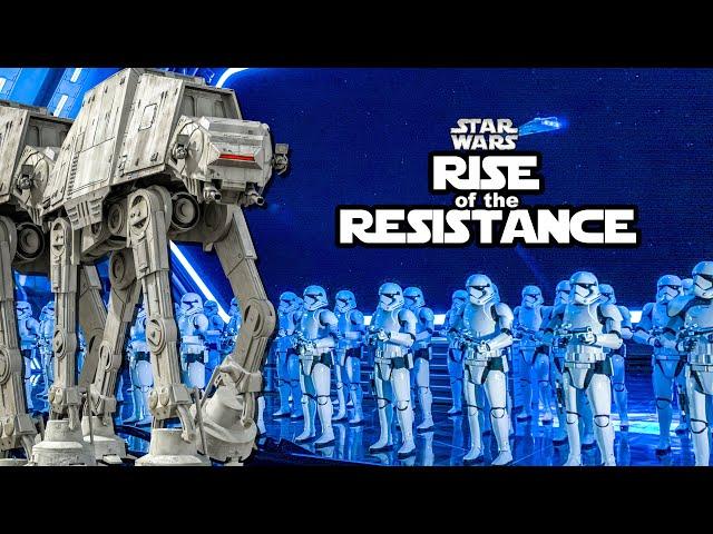 New Star Wars Ride at Disney World- Rise of the Resistance FULL Ride POV