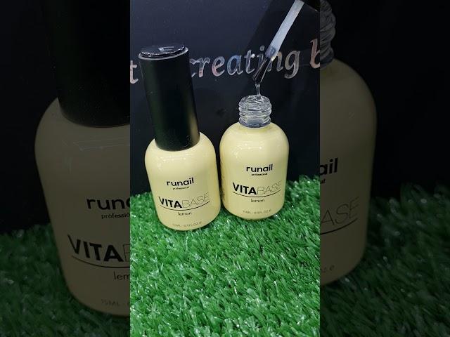 RUN Основа для гель-лака с лимоном VitaBase Lemon 15 мл