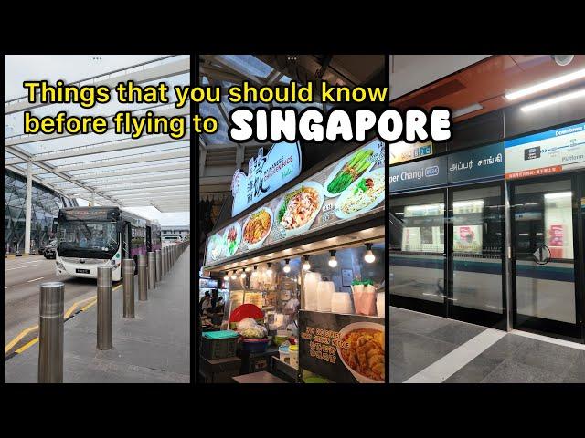 Things that you should know before flying to Singapore 