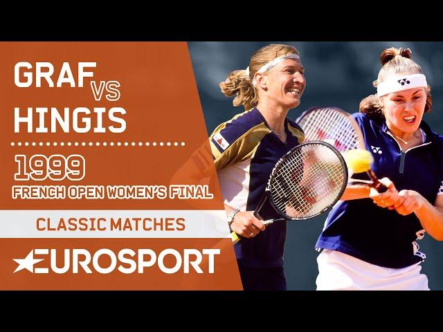 Steffi Graf vs Martina Hingis | French Open 1999 Women's Final Highlights | Eurosport