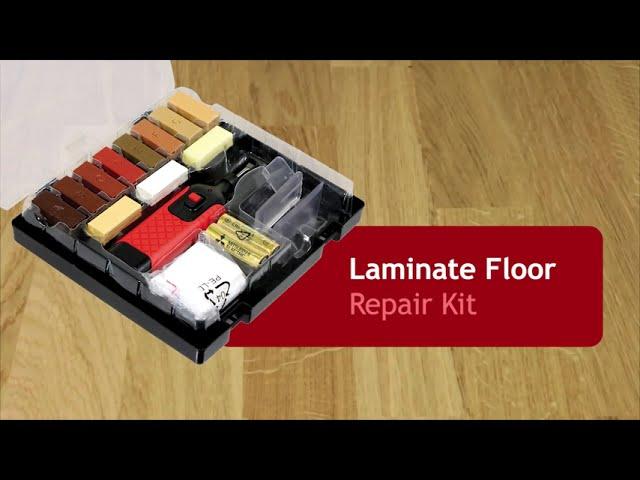 SPARES2GO 19 Piece Laminate Floor & Furniture Repair Kit