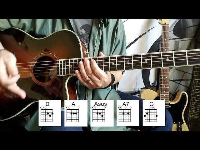 ACROSS THE UNIVERSE GUITAR LESSON - How To Play Across The Universe By The Beatles