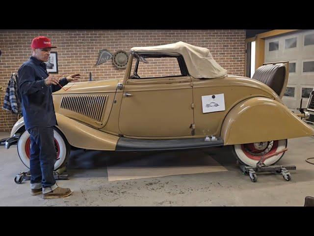 Chopping the 1934 Ford Cabriolet… wasn’t expecting this to happen 