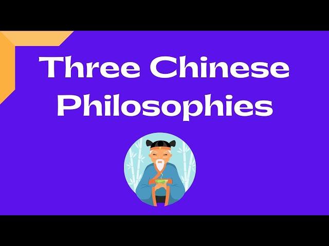 Confucianism, Taoism and Legalism