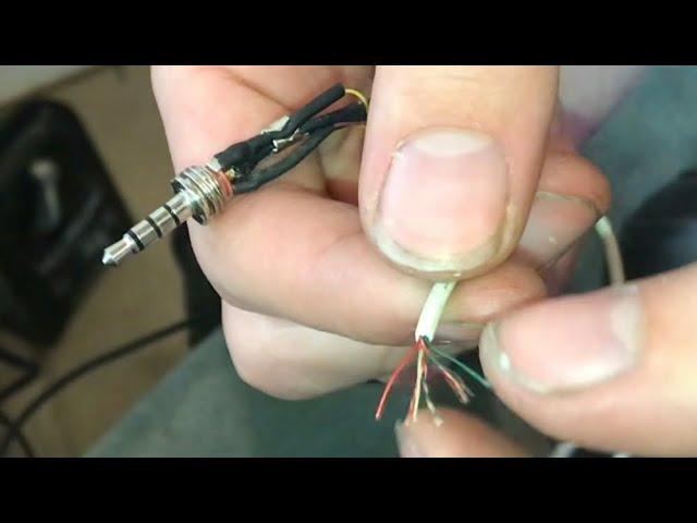 “headphone jack” REPAIR 3.5mm replacement repair plug jack trrs 4 pole stereo male (fancasee)