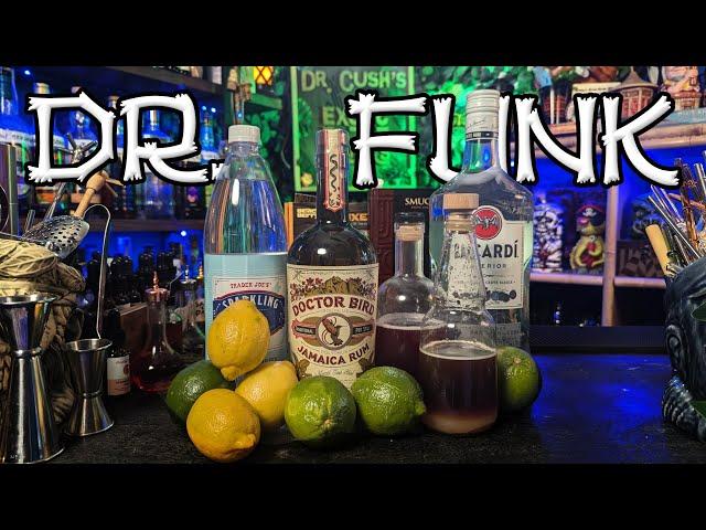 The Doctor Funk Cocktail - A Really Tiki Fizz - Fall of Fizz LIVE!!!