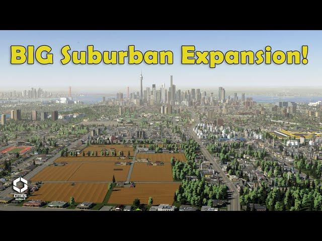 BIG Suburban Expansion | Cities Skylines 2