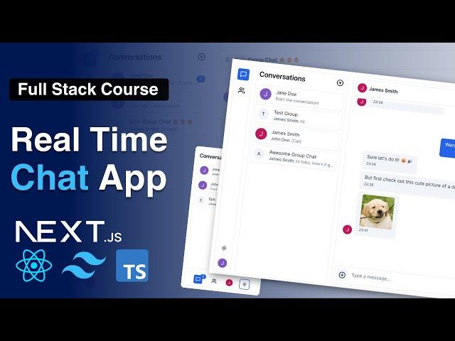 Build a Real-Time Chat App with NextJS, React, ShadcnUI, and Tailwind