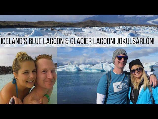 Fun at Iceland's Blue Lagoon & Glacier Lagoon! | Jökulsárlón Glacier Lagoon Boat Tour!