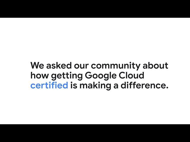 Global Voices of the Google Cloud Certified Community