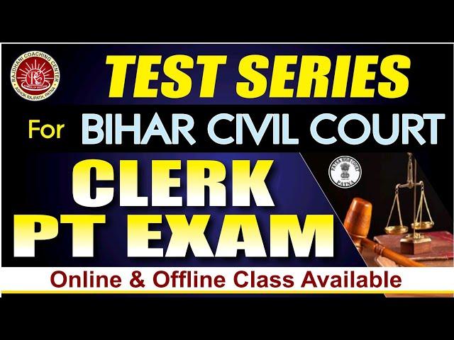 BIHAR CIVIL COURT CLERK  TEST DISCUSSION MOCK TEST - 2 (ENGLISH)