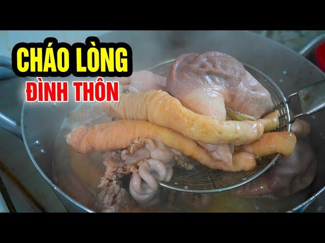 Cháo lòng Đình Thôn 14 năm cực đông khách  #hanoifood