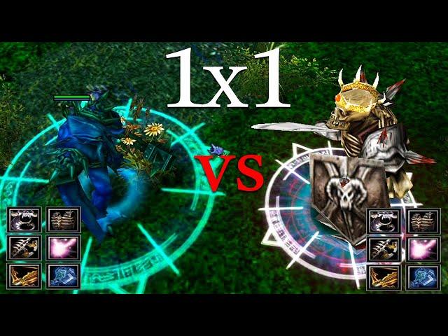 Faceless void  vs Skeleton King | 25 Level Same item | WHO WILL WIN ?