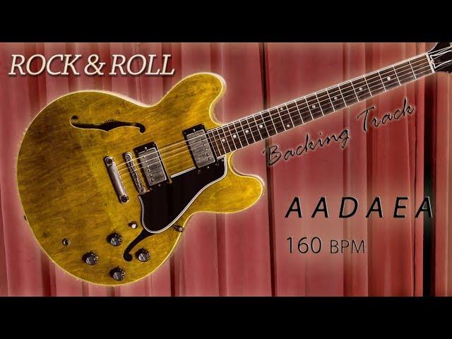 Rock n Roll Fast Blues Guitar Backing Track Jam in A