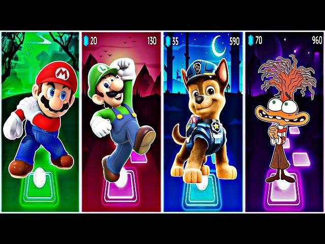 Super Mario  Luigi  Paw Patrol  Inside Out 2  Who Will Win?