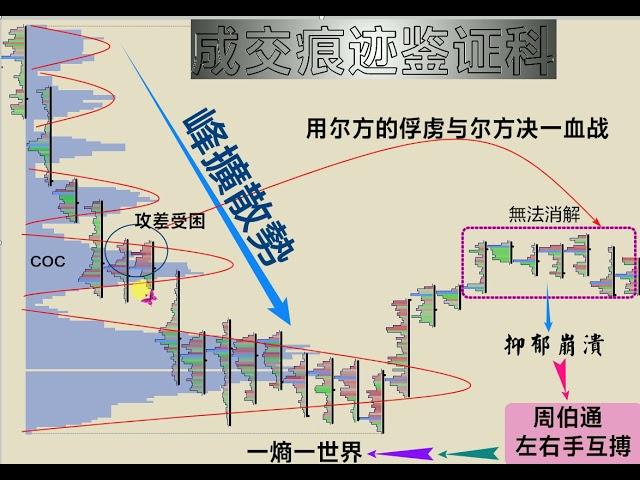 峰扩型成交量痕迹分布轮廓 与 一熵一世界