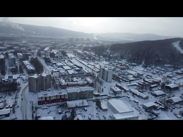 Тында   Северная объездная  Февраль 2023г. Dji mini 2