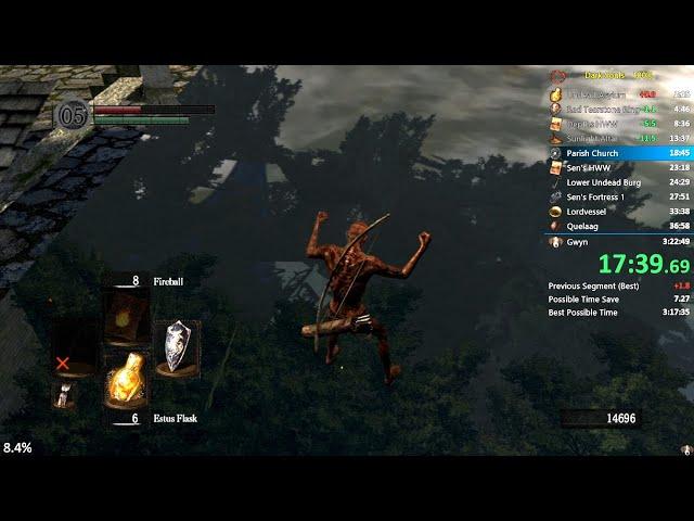 Dark Souls 100% Speedrun World Record in 3:21:49 IGT