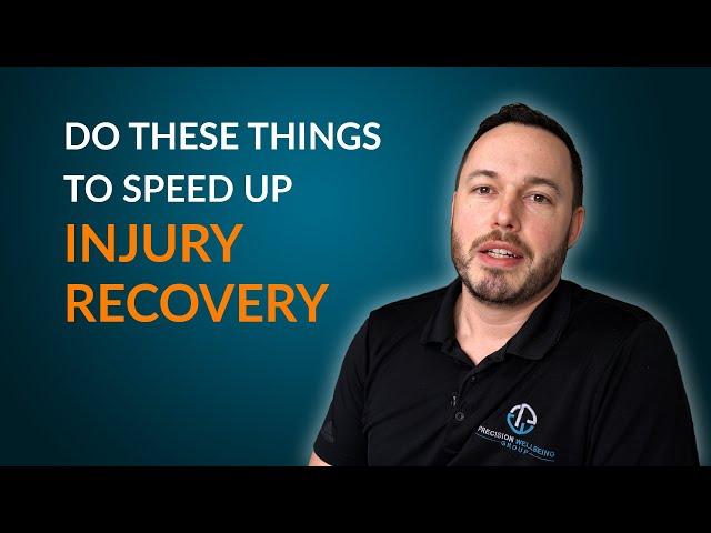 Injured? Do the right things at the right time to speed up your recovery.