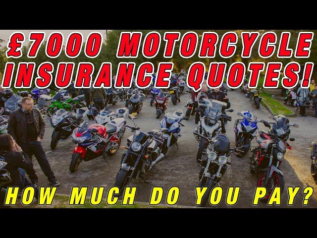 £7000 Motorcycle Insurance Quotes!