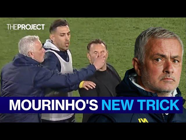 Mourinho Pinches Rival Coach's Nose