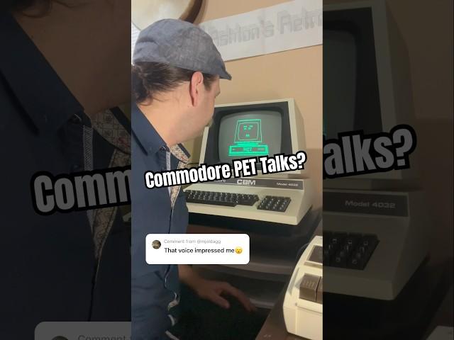 Clip from ​⁠​⁠@shiru8bit ‘s “Back To The PET” demo for Commodore PET computers #retrocomputing