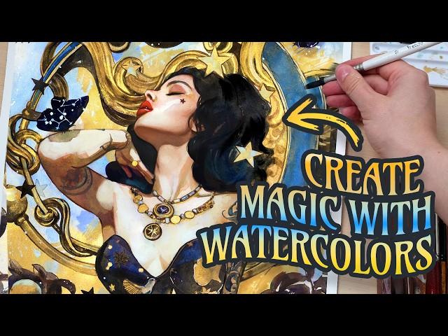 I Share My Watercolor Secrets with You...  (Seafaring-Inspired Painting )