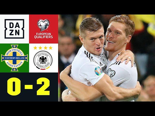 Halstenberg-Knaller macht Weg frei: Nordirland - Deutschland 0:2 | EM-Quali | DAZN Highlights