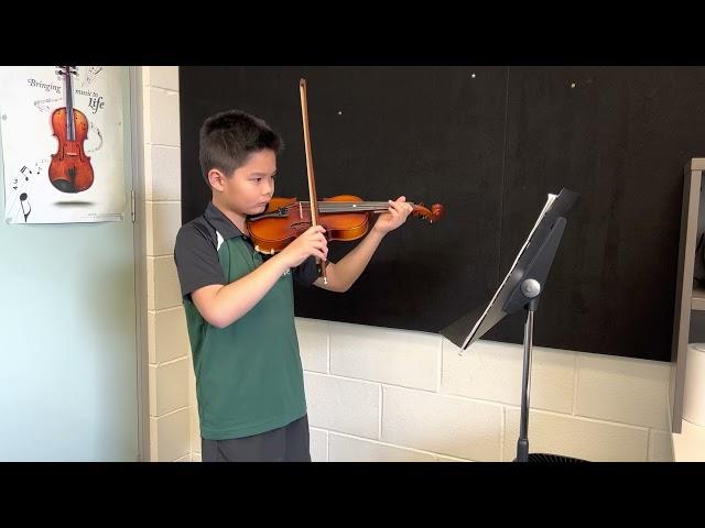 Sean Tsai's Viola repertoire Primilary Exam