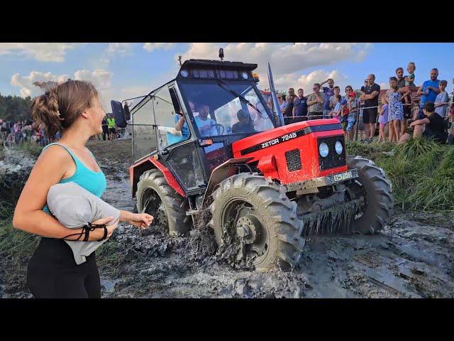 Tractors Stuck in Mud - Funny Tractor Show Modlíkov 2024