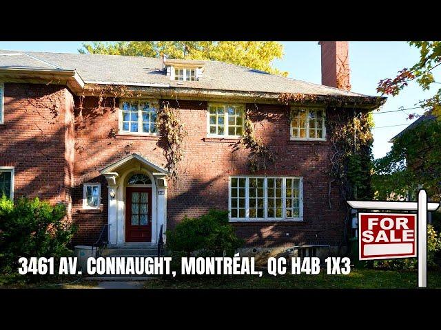 "Charming Heritage Home: Step Inside 3461 Av. Connaught, Montreal Qc H4B-1X3!"