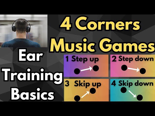 Beginner Ear Training - 100 Four Corners Music Games Part 1