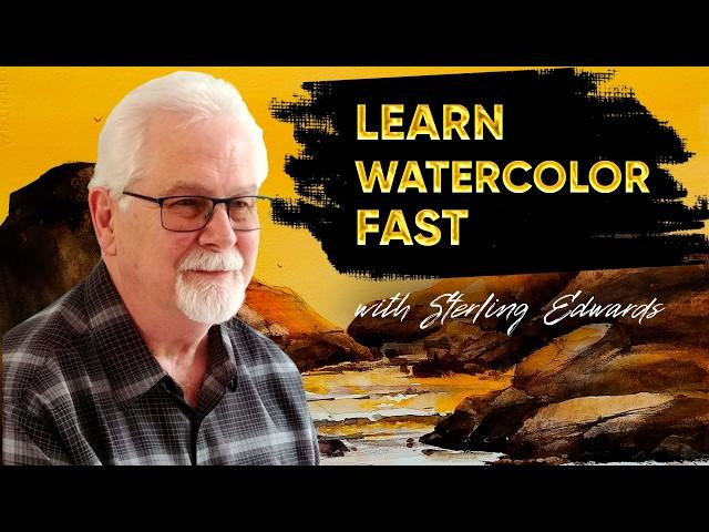 BEST watercolor painting advice of Sterling Edwards | Watercolor tutorial for beginners