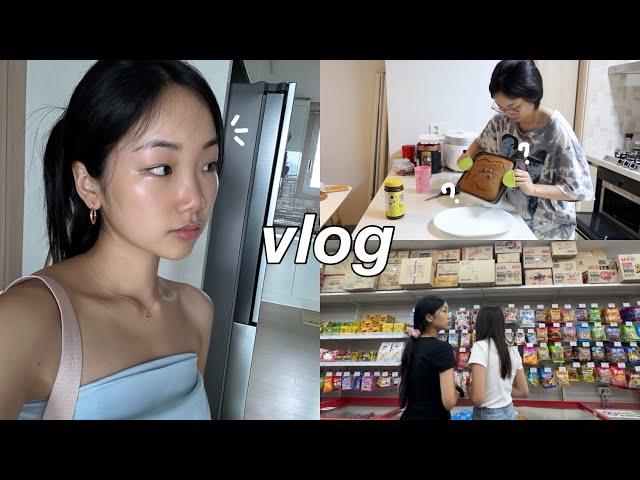 vida na coreia: rotina simples nas férias, viagem c/ família, baking em casa, delivery food, etc!