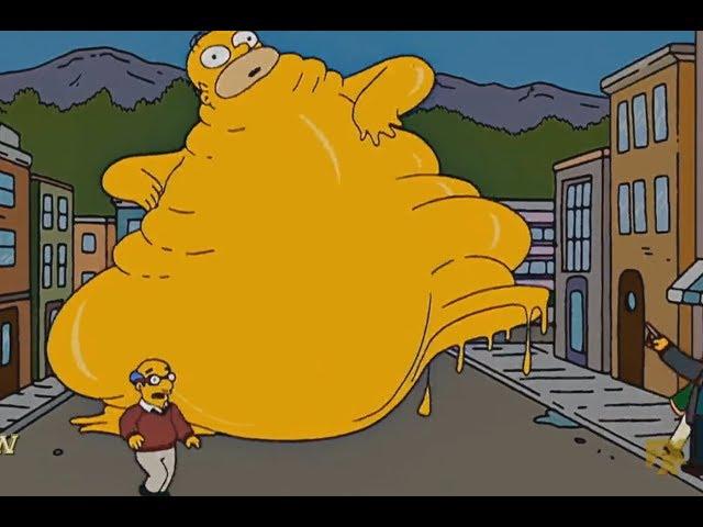 The Simpsons  - Homer Obesity Eats Everything!