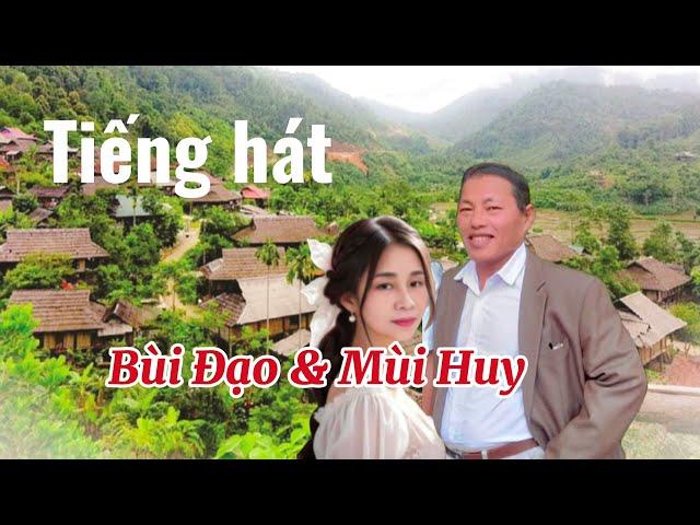 Tiếng hát Mường Bùi Đạo và Mùi Huy hay lắm chúc mừng anh chị ảnh ghép minh họa