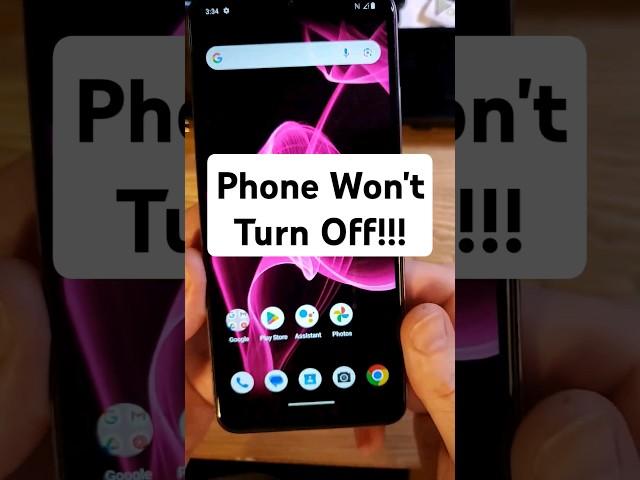 Revvl 6X 5G Power Button Does Not Shut Off My Phone. REMOVE THE GOOGLE ASSISTANT PLEASE!