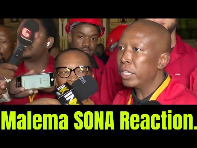 Julius Malema reaction to Ramaphosa State of the Nation #SONA2025