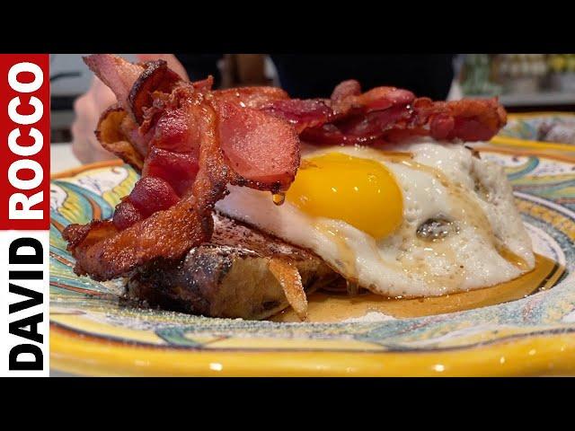 HOW TO MAKE: Italian Christmas Toast with Panettone, Bacon, and Eggs | David Rocco's Recipes