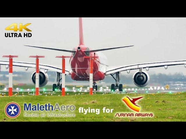 Maleth-Aero A330 flying for Surinam Airways | 'PY993' AMS - Paramaribo