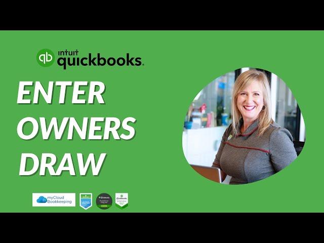 How do I Enter the Owner's Draw in QuickBooks Online?