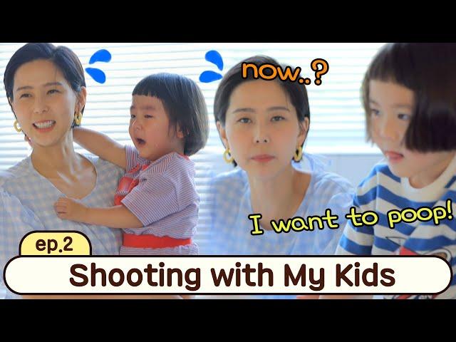 Kim Nayoung's Single Parenting Challenge: Can We Finish the Shoot Well with 2 Boys?