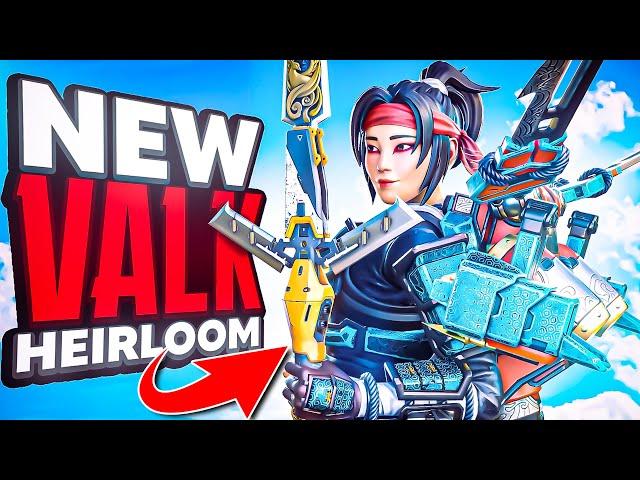 I UNLOCKED The NEW VALKYRIE HEIRLOOM + Gameplay!  (Apex Legends)