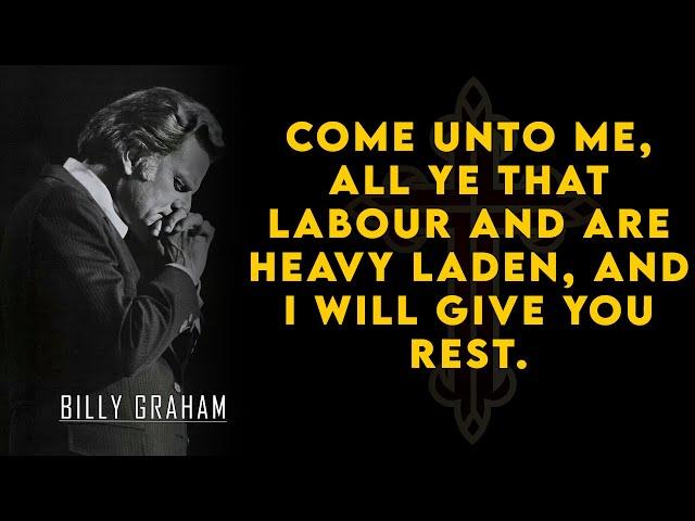 Come Unto Me | Billy Graham Sermon #BillyGraham #Gospel #Jesus #Christ