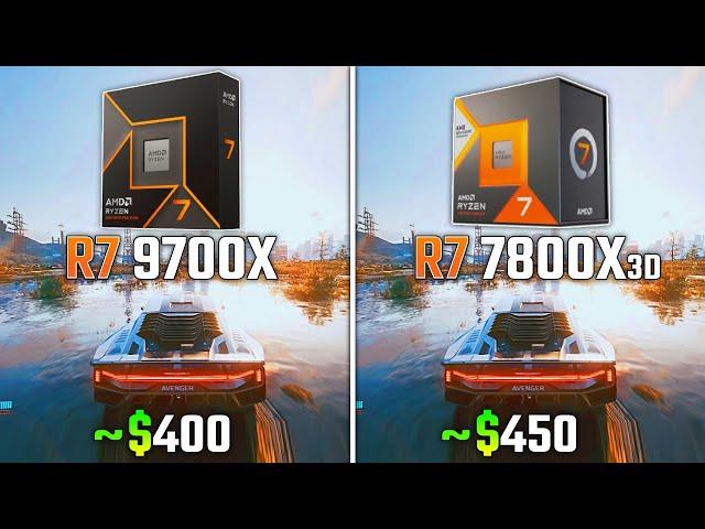 RYZEN 7 9700X vs RYZEN 7 7800X3D | Test in 6 Games