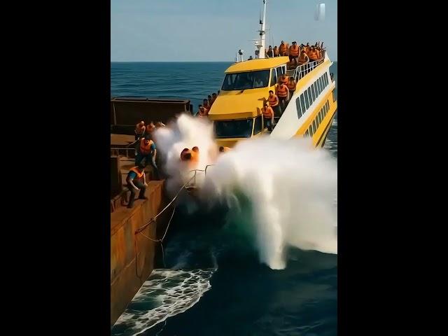 The Ferry Crash That Shook the Sea | Realistic AI Animation #shorts